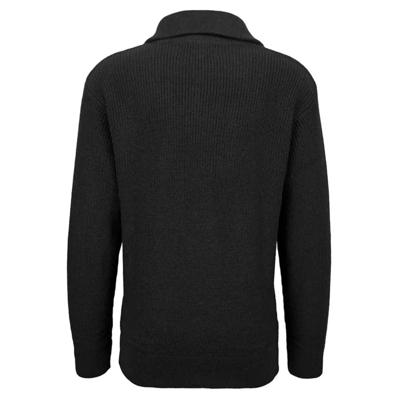 CDM® Herren Troyer Seemannspullover schwarz Arbeitspullover
