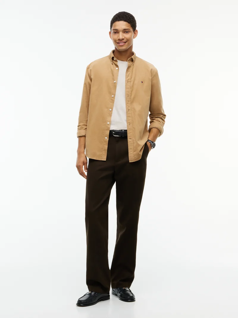 Regular Fit Cordhemd im Western-Stil