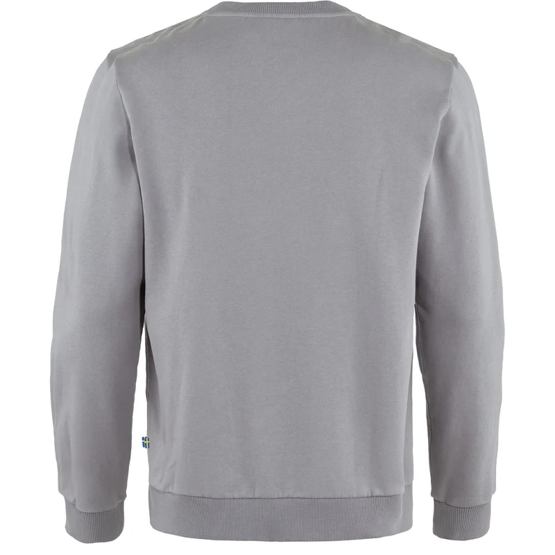 Fjällräven Logo Sweater Sweatshirt 84142 flint grey Herren Pullover Sweater Shirt