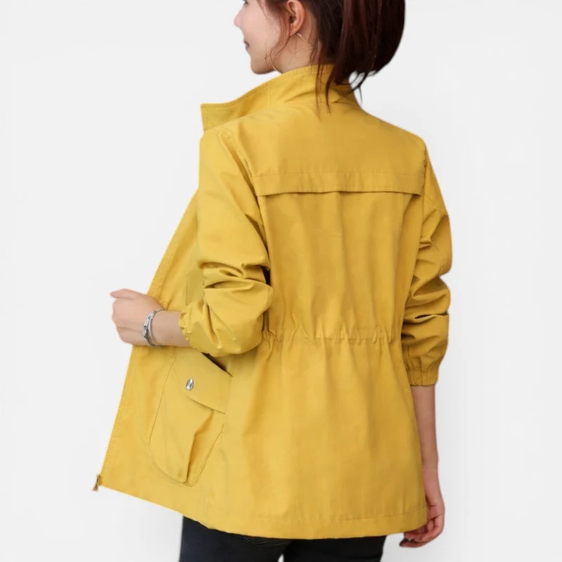 Damen Jacke mit Reißverschluss und Stehkragen
