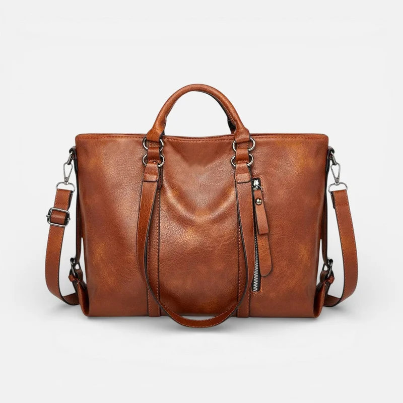 Damen Handtasche mit Schulterriemen und großem Innenfach