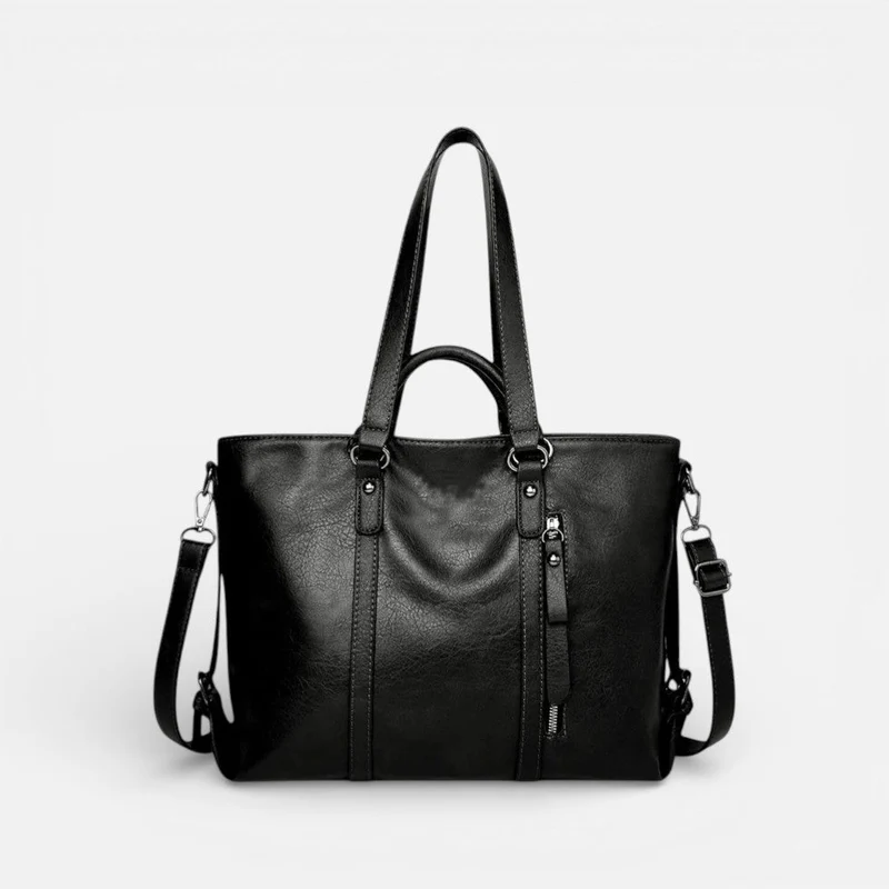 Damen Handtasche mit Schulterriemen und großem Innenfach