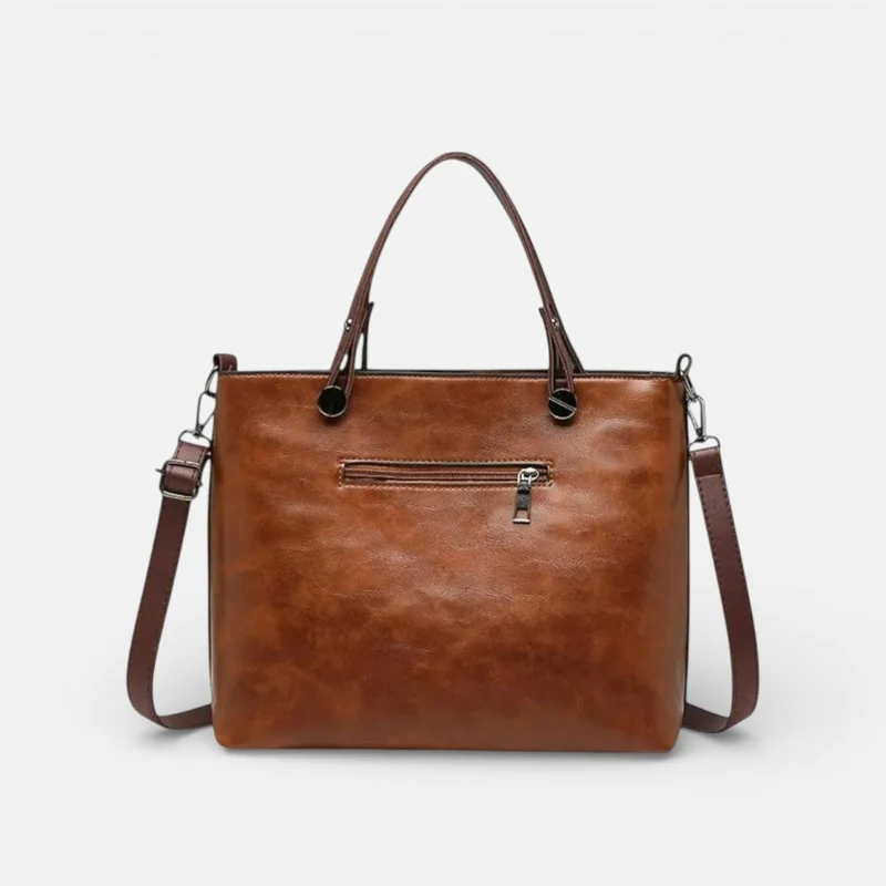 Damen Handtasche mit Schulterriemen und mehreren Außenfächern