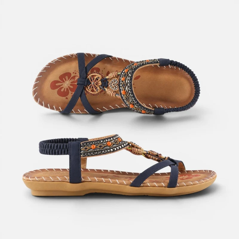 Damen Orthopedic Sandalen mit Keilabsatz