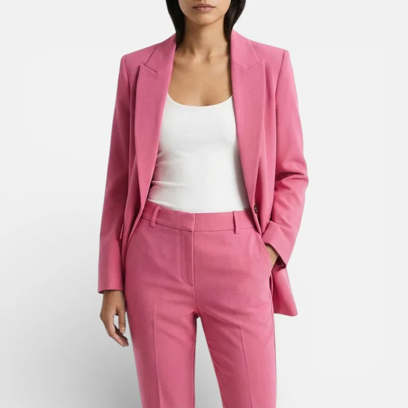 Damen Hosenanzug Blazer und Stoffhose