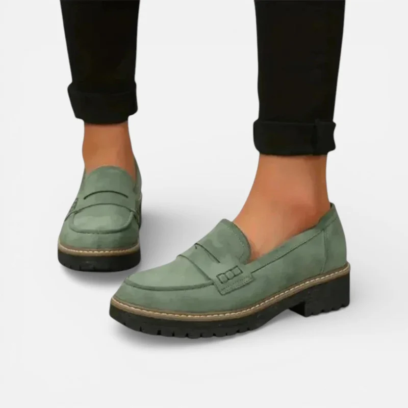 Damen Orthopedic Loafer Plateausohle Freizeitschuhe