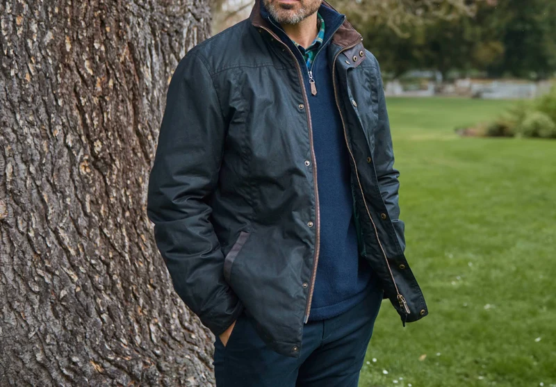 Carrickfergus Wachsjacke - Black