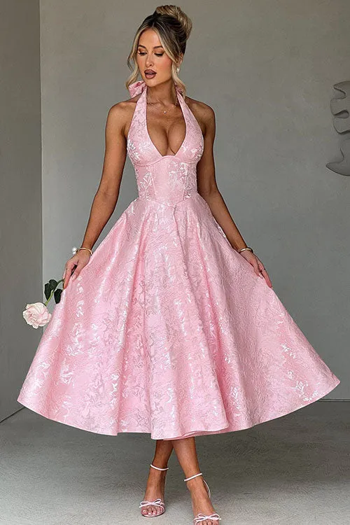 Tamara | Damen Elegantes A-Linien Hochzeitsgastkleid