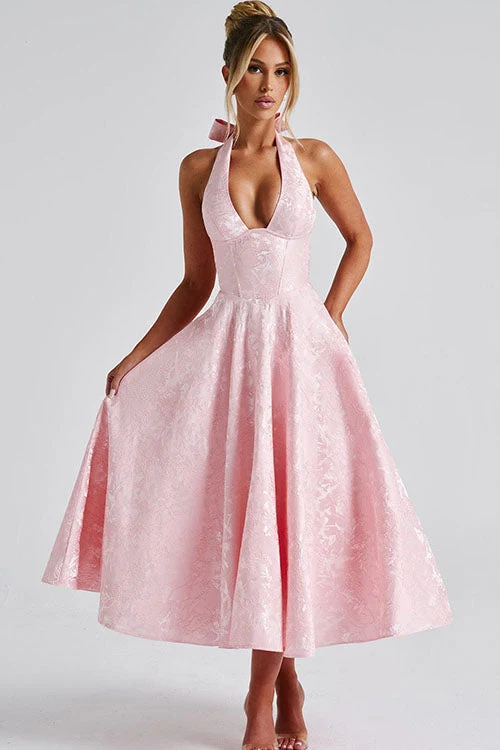 Tamara | Damen Elegantes A-Linien Hochzeitsgastkleid