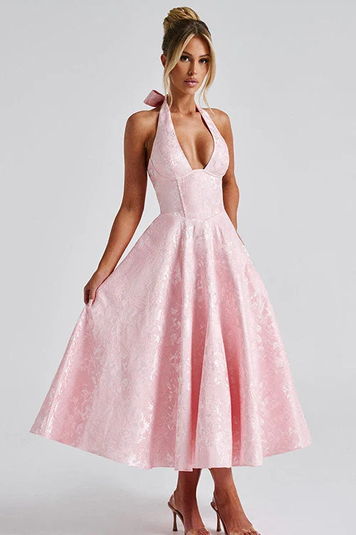 Tamara | Damen Elegantes A-Linien Hochzeitsgastkleid