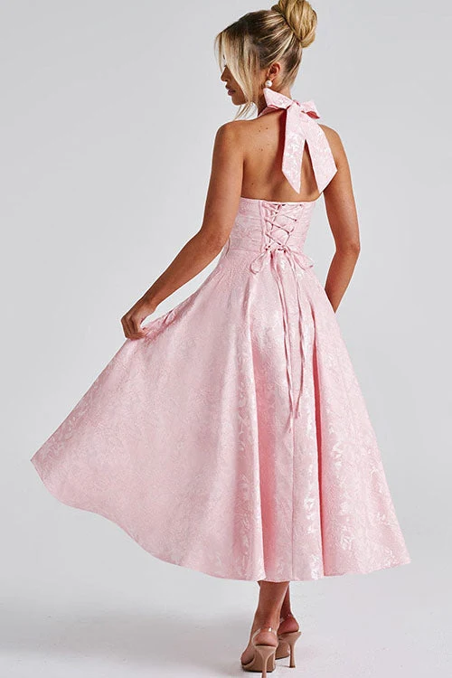 Tamara | Damen Elegantes A-Linien Hochzeitsgastkleid
