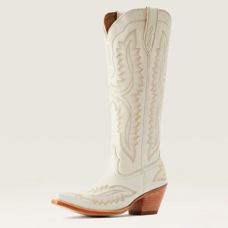 Silja | Damen Casual Bestickte Western Cowboystiefel