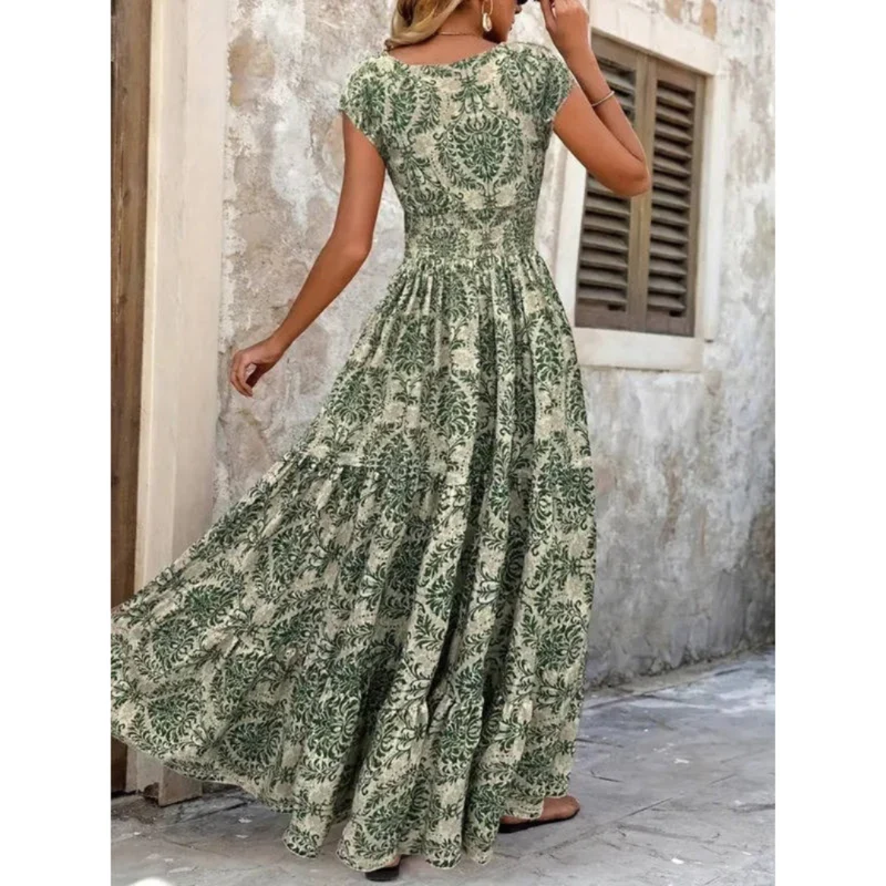 Jette | Damen Sommer Blumig Boho-Kleid