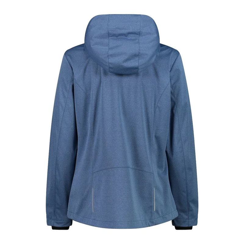 CMP Damen Softshelljacke Women Jacket Zip Hood 39A5016M dusty blue meliert