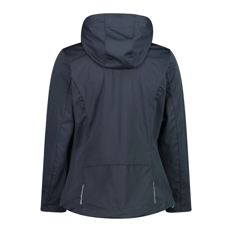 CMP Damen Softshelljacke Zip Hoodie Jacke 39A5016 titanio
