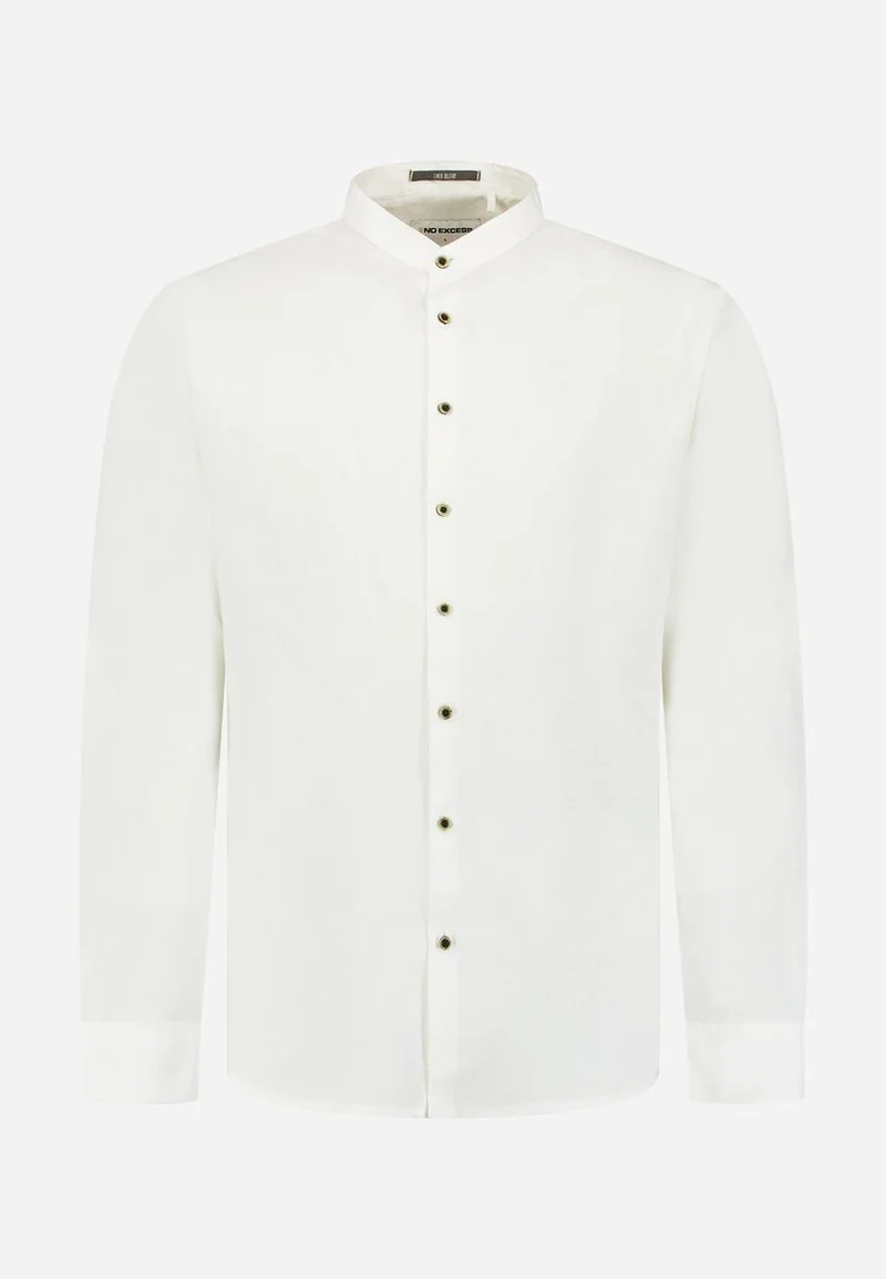Shirt With Linen Granddad