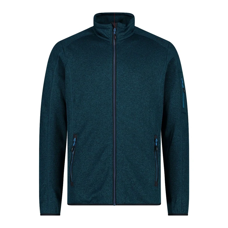CMP Herren Fleecejacke Man Jacket Mesh 30H5887 deep lake-antracite