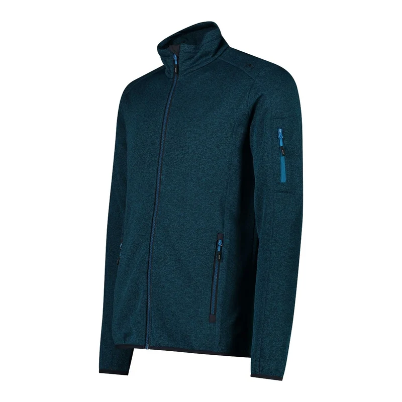 CMP Herren Fleecejacke Man Jacket Mesh 30H5887 deep lake-antracite