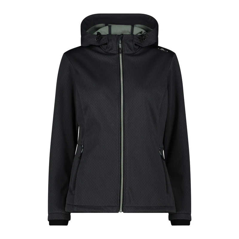 CMP Damen Softshelljacke Women Jacket Fix Hood 34A3096 antracite