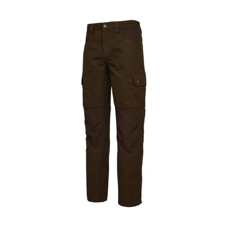 HUBERTUS Herren Outdoor-Hose "CANVAS mit Stretcheinsatz" oliv Jagdhose