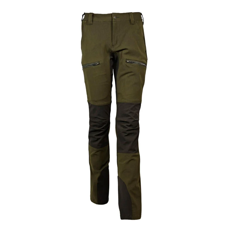 HUBERTUS Damen Jagdhose Stretch EMMA oliv/braun Outdoor-Hose