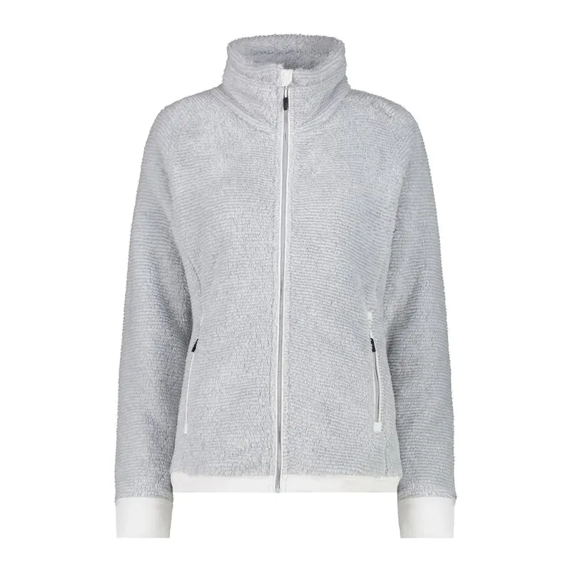 CMP Damen HighLoft® Fleecejacke 34P3066 alluminio-bianco Damenjacke