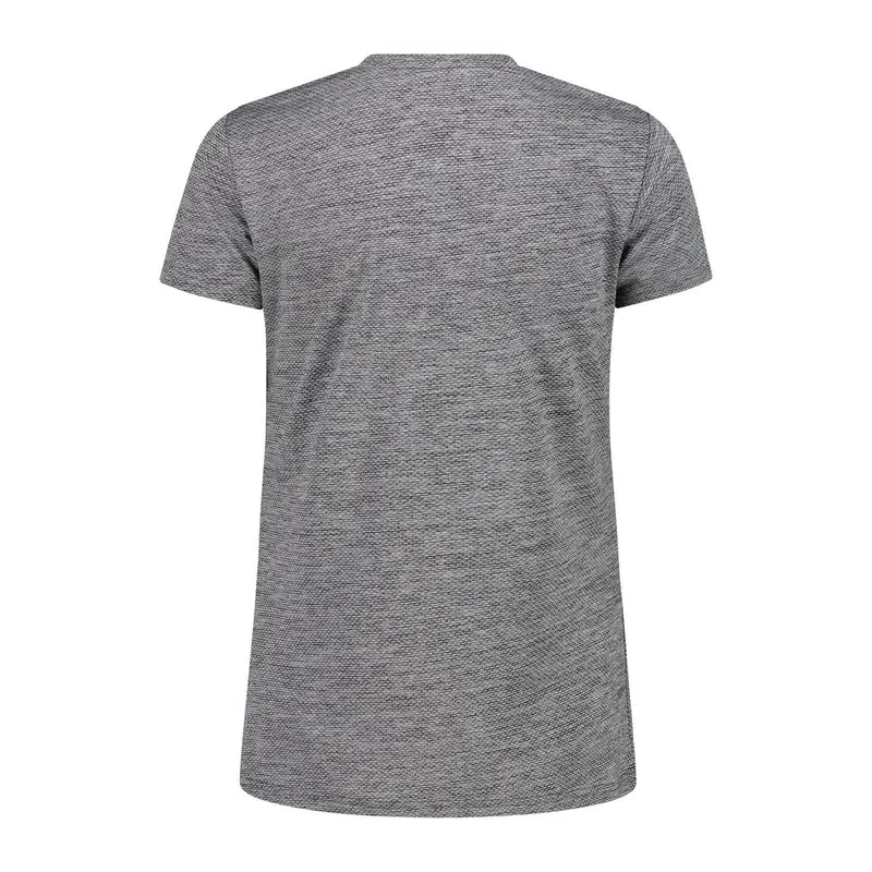 CMP Damen T-Shirt Light Melange Jersey Shirt 34N5916 antracite