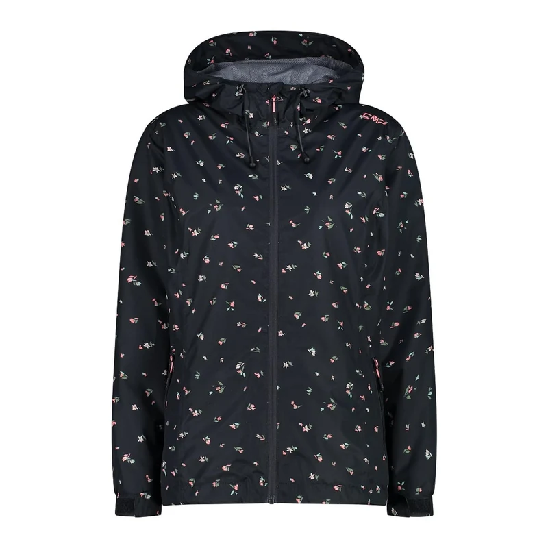 CMP Damen Regenjacke Woman Jacket Fix Hood Jacke 39X6636P antracite-orchidea