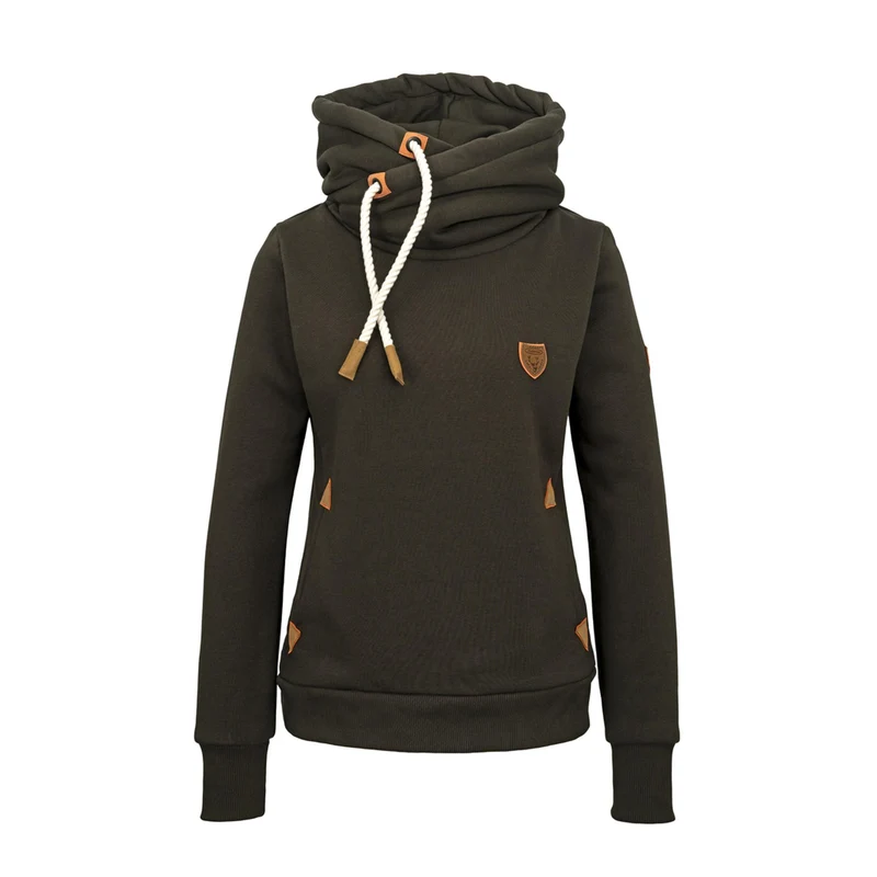HUBERTUS Damen Hunting Hoodie oliv Kapuzenpullover