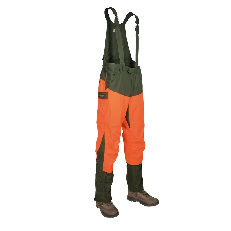 HUBERTUS Jagdhose DOG KEEPER oliv/orange Hundeführer- Drückjagdhose