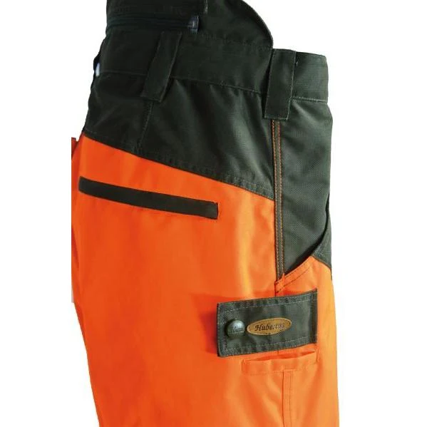 HUBERTUS Jagdhose DOG KEEPER oliv/orange Hundeführer- Drückjagdhose