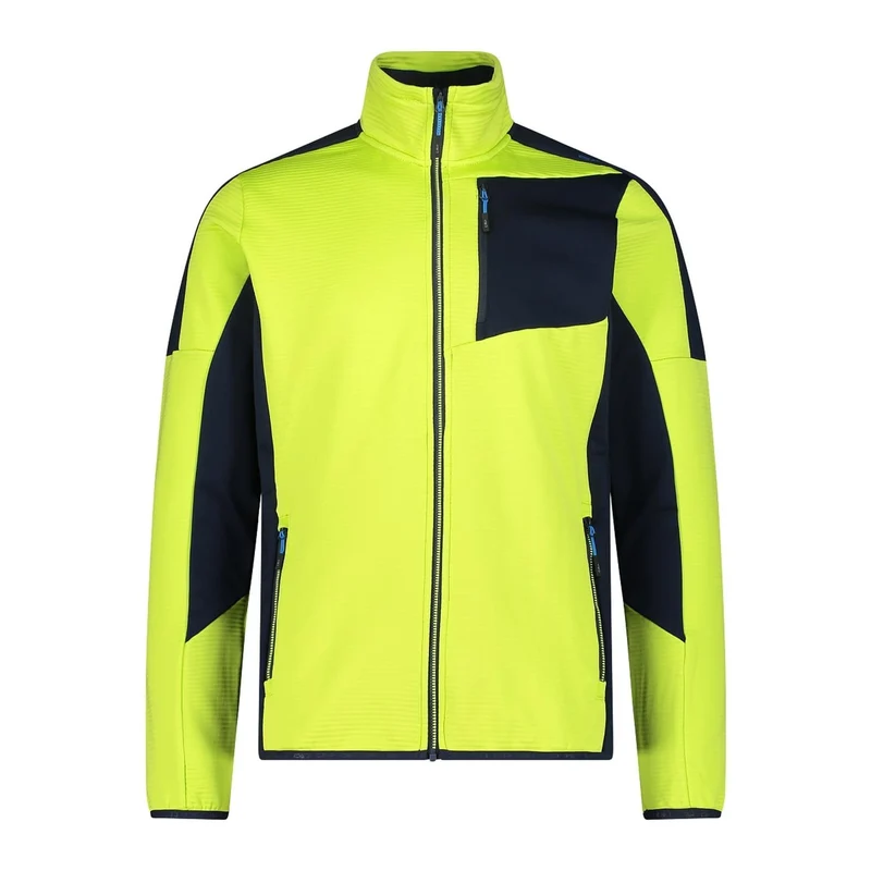 CMP Herren Unlimitech Fleece Jacke Man Jacket 34E7587 lime