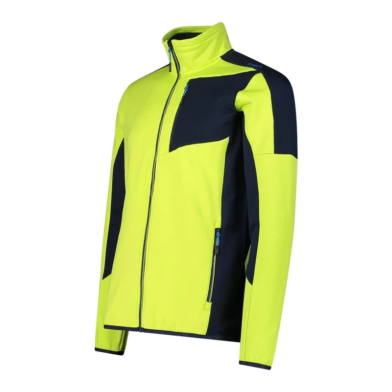 CMP Herren Unlimitech Fleece Jacke Man Jacket 34E7587 lime