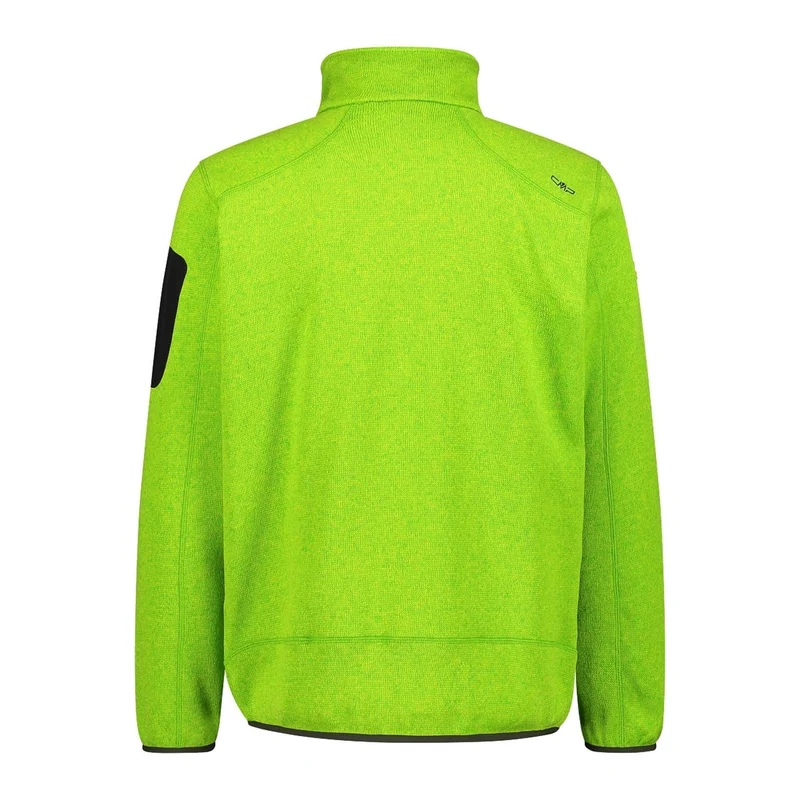 CMP Herren Fleecejacke KnitTech® meliert 3H60747N acido-oil green