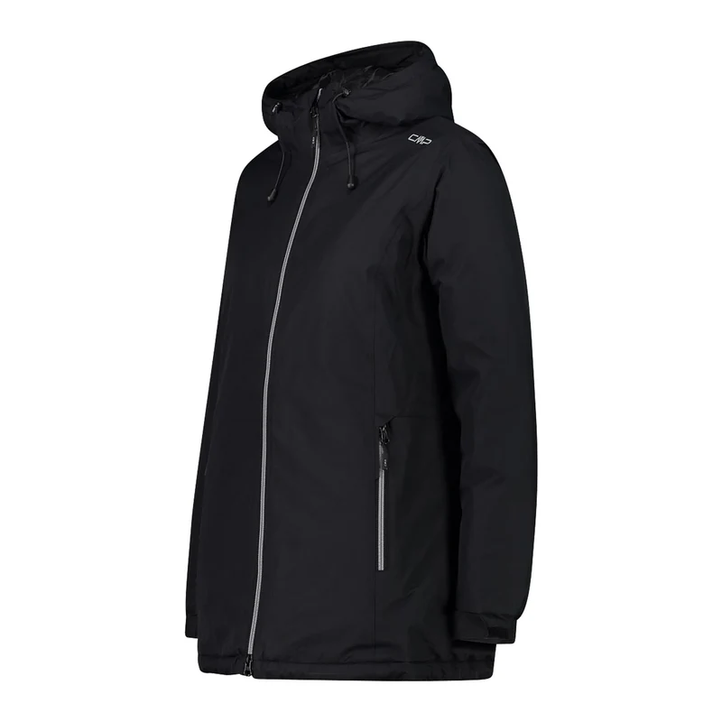 CMP Woman Long Fix Hood Jacket 32Z1396 nero Damen Winterjacke
