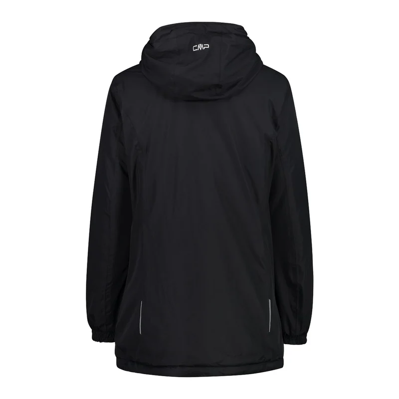 CMP Woman Long Fix Hood Jacket 32Z1396 nero Damen Winterjacke