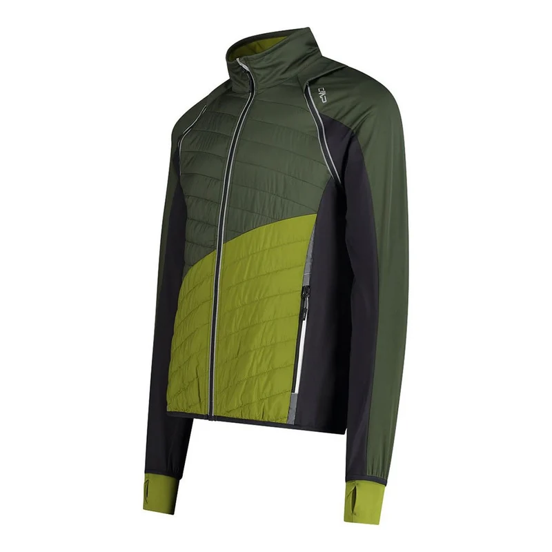 CMP Herren Hybrid Steppjacke Detachable Sleeves 30A2647 oil green