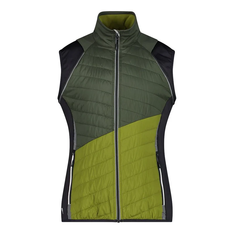 CMP Herren Hybrid Steppjacke Detachable Sleeves 30A2647 oil green