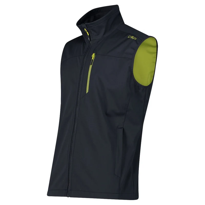 CMP Herren Softshellweste Weste Man Vest 30A9317 antracite-moss