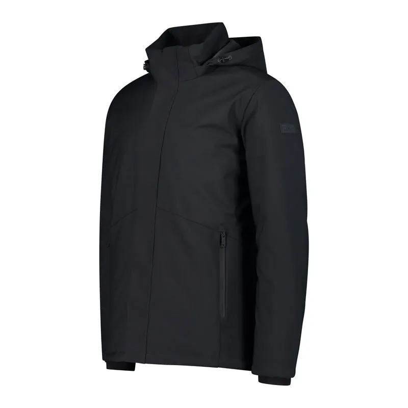 CMP Herren Snaps Hood wattierte Softshell Jacke 32K3227 anthracite