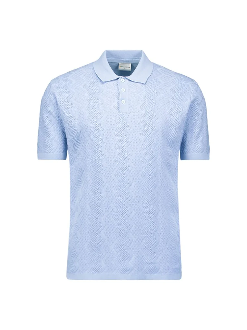 Pullover Short Sleeve Polo Relief