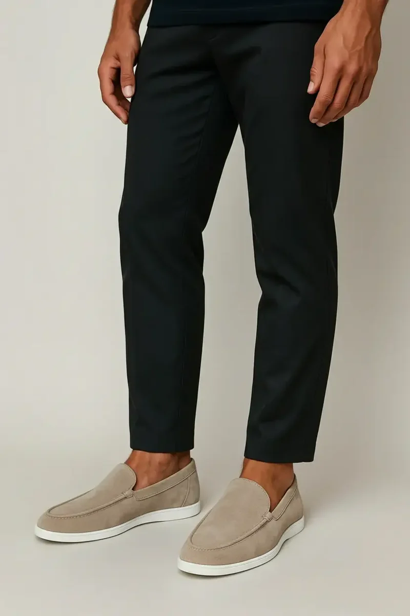 Robert - Elegante suède loafers