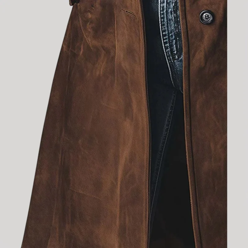 Senna – Wildleder-Trenchcoat