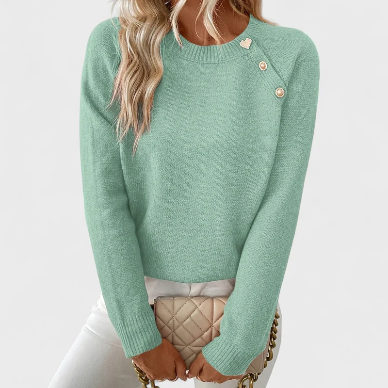 Emmi – Eleganter asymmetrischer Ein-Schulter-Pullover