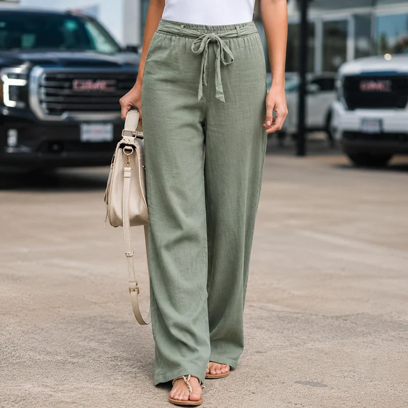 Loraine | Trendige Hose mit weitem Bein