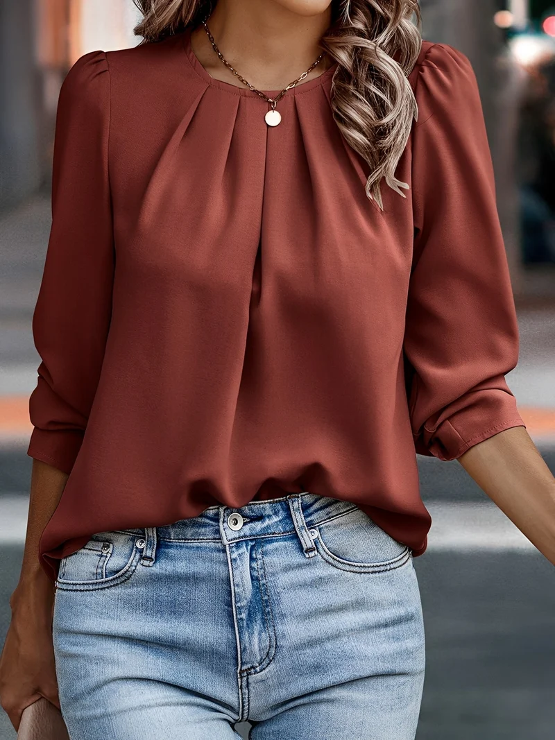 Mae | Elegante Plisseebluse