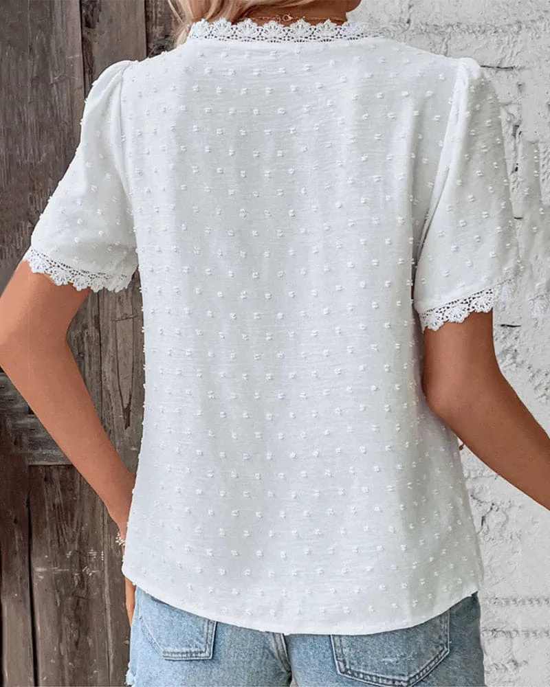 Leana | Elegante weiße Bluse