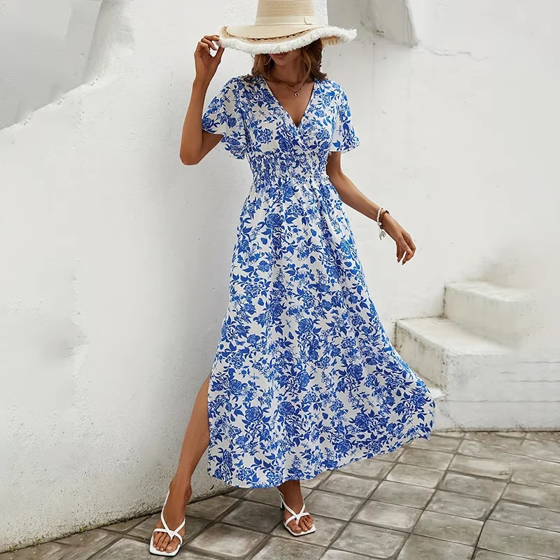 Carol | Elegantes Blumenkleid