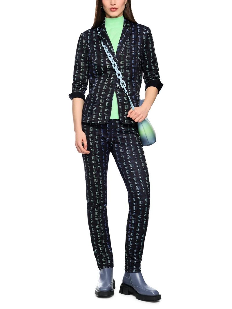 Scubajersey Blazer mit Print
