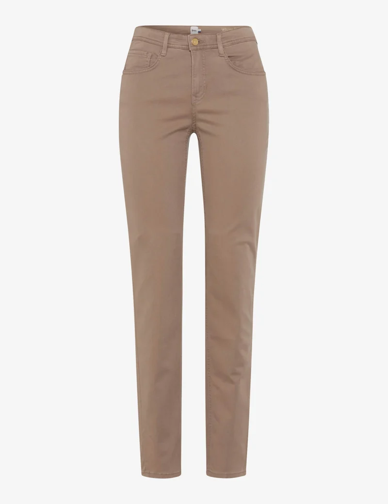 Brax Mary Five-Pocket-Hose im Regular Fit aus softem Satin